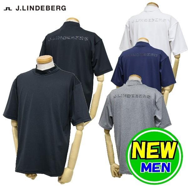 J.LINDEBERG リンドバーグ ショートモックネック 半袖シャツ リンドバーグ / J.LINDEBERG （2022春夏新作！）日本限定！ UVカット