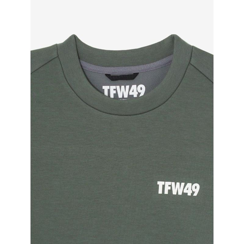 tfw49 サイドジップクルーネックスウェットグレー3