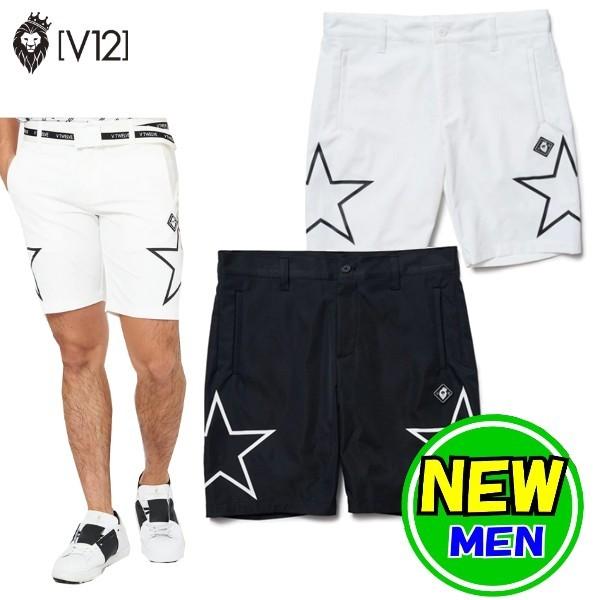 V12　V TWELVE（2022春夏新作！）O/L BIG STAR SHORTS /ゴルフウェア