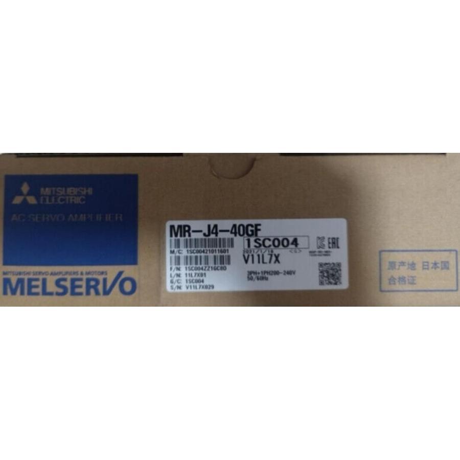 新品 MITSUBISHI/三菱 MR-J4-40GF サーボアンプ【6ヶ月保証 送料無料