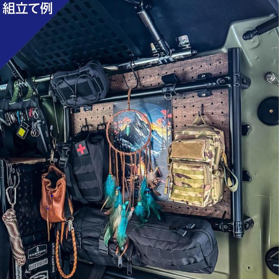 アタッチメント Φ28 直径 28mm用 NTY イレクター スペーシア ジョイント適合 車内ラック ルームキャリア ロッドホルダー DIY |  | 05