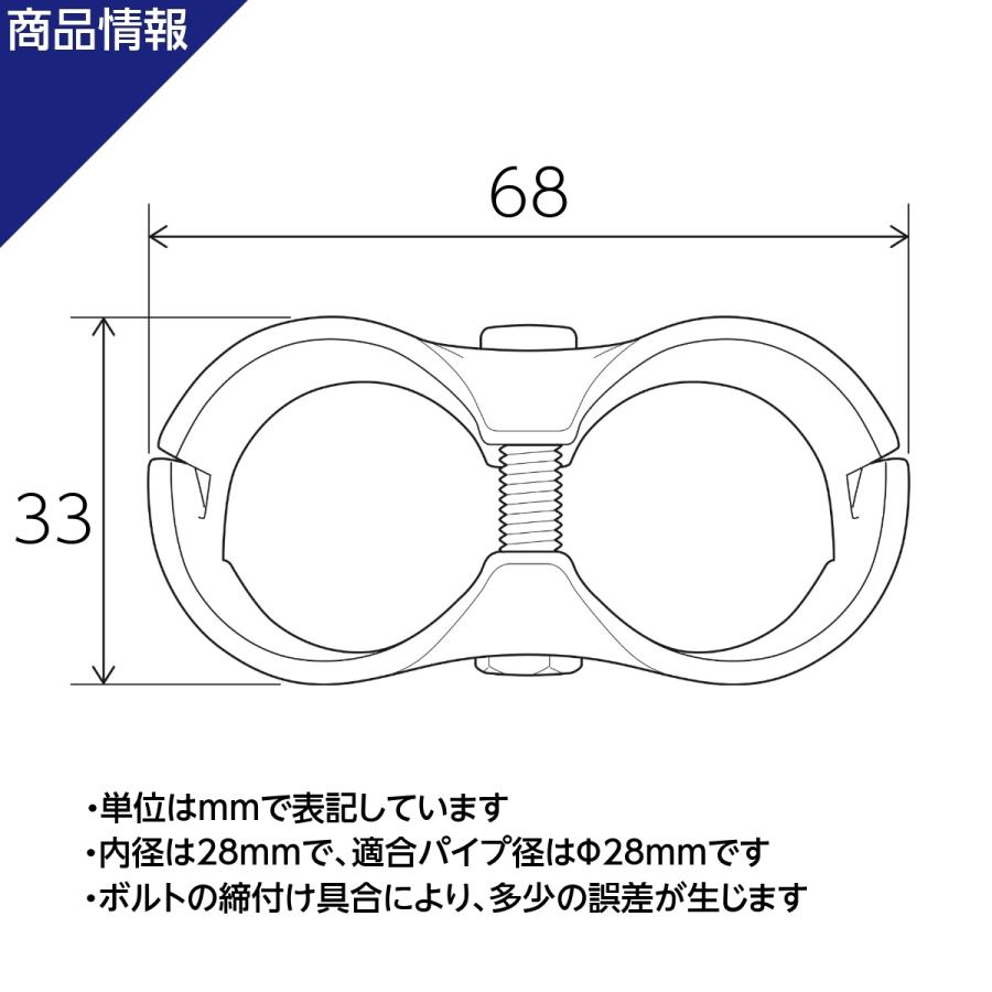 NTY メタルジョイント NTY-11B ブラック Φ28mm用 (イレクターメタルジョイントのHJ-11と互換性あり) 組立て パイプ ジョイント DIY 棚 ラック｜stainless-store｜04