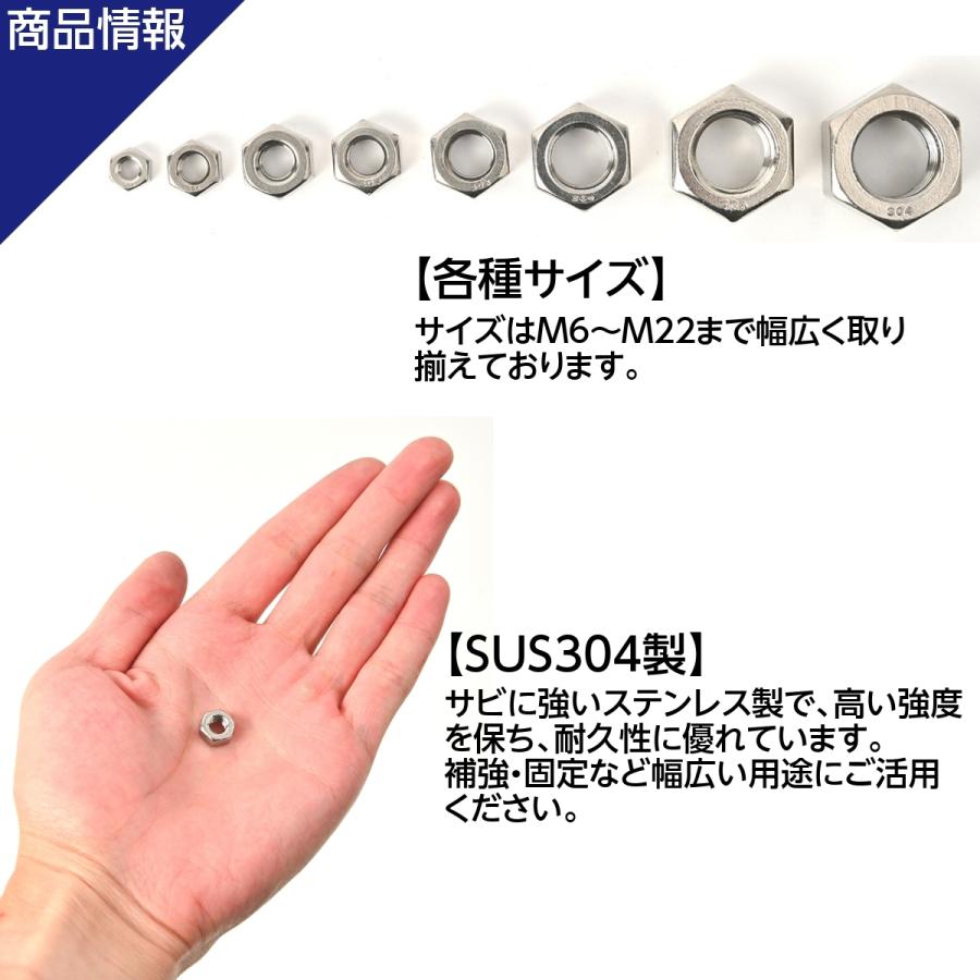 六角ナット M6 10個 1種 並目 厚み 5mm 二面幅 10mm Sus304 ステンレス ナット 修理 Diy 補強 部品 Hexnut304 1 M06 S10 Nty Yahoo ショッピング店 通販 Yahoo ショッピング