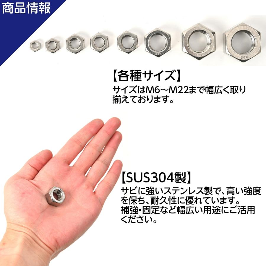 六角ナット M12 1種 厚み 10mm 二面幅 19mm 10個 Sus304 ステンレス ナット 並目 修理 Diy 補強 部品 Hexnut304 1 M12 S10 ステンレス専門店 Nty 通販 Yahoo ショッピング