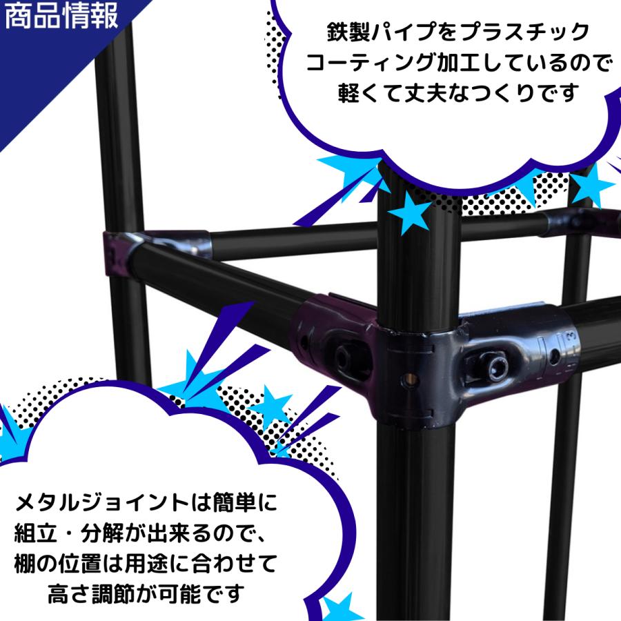 NTY スチールラック スリム 幅70cm 高さ121cm 奥行40cm 3段 組立 収納
