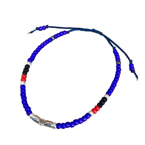 カレンシルバー アンクレット メンズアンクレット シンプル 日本製 ビーズ ワックスコード ハンドメイド 大きいサイズ ブラック ターコイズ ネイビー St02ka30 シルバーアクセサリーstairs 通販 Yahoo ショッピング