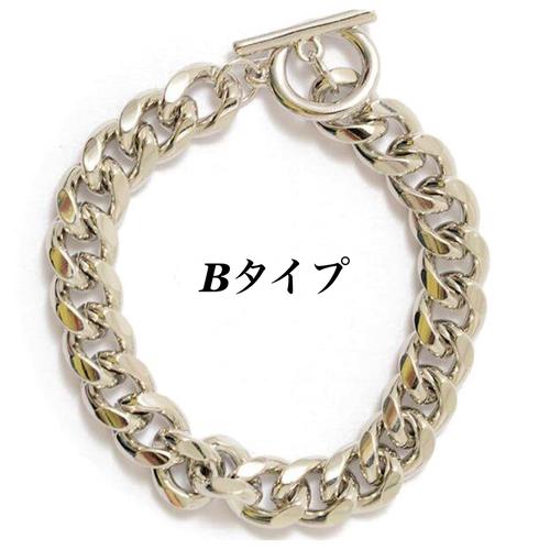 ブレスレット メンズ チェーンブレスレット シルバー マンテル