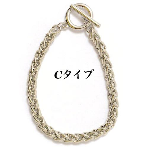 ブレスレット メンズ チェーンブレスレット シルバー マンテル