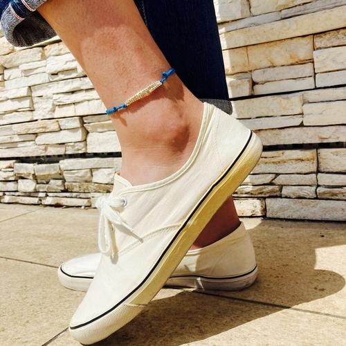 ゴールドビーズ2連アンクレット 楽天市場】アンクレット 2連の通販