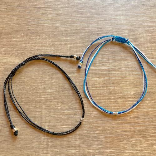 推し色 ブレスレット メンズブレスレット つけっぱなし カレンシルバー