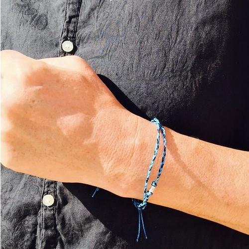 カレンシルバー ブレスレット メンズ シルバー925 ミサンガ つけっ