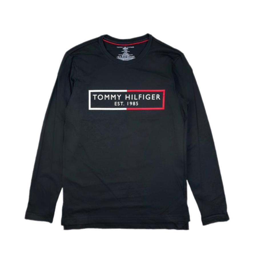 トミーヒルフィガー Tommy Hilfiger ロンT 長袖 Tシャツ ロゴ メンズ レディース 09T4241 丸首 部屋着 ルームウェア TOMMY HILFIGER L/S CREW NECK｜staiwan｜06