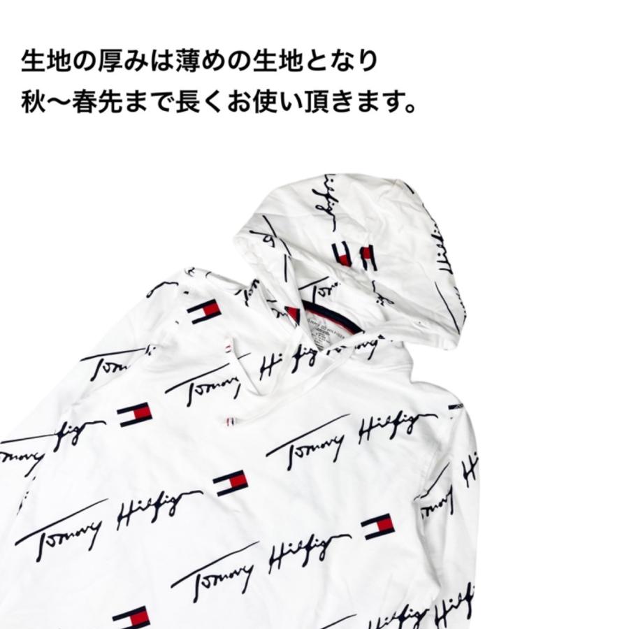 トミーヒルフィガー Tommy Hilfiger パーカー 薄手 ロンT 長袖 09T4245