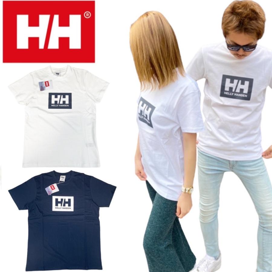 ヘリーハンセン Tシャツ 半袖 ロゴ メンズ レディース ボックスロゴ 丸首 プリント Hhロゴ Helly Hansen Box T Shirt Sty1 通販 Yahoo ショッピング