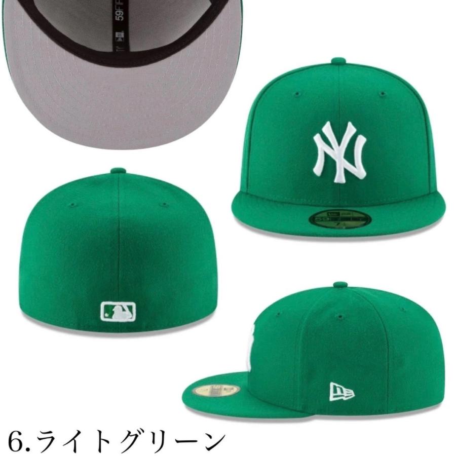 ニューエラ Newera 帽子 59FIFTY キャップ ヤンキース LA ドジャース フラットバイザー 5950 メンズ レディース メジャーリーグ 大人 MLB チーム NEWERA 59FIFTY｜staiwan｜22