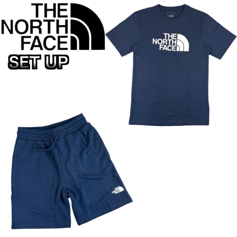 ザ ノースフェイス セットアップ  半袖 Tシャツ 2点セット NF0A8B6J/NF0A8GQB 上下 ボトムス ハーフドーム ロゴ ハーフパンツ プリントロゴ THE NORTH FACEの画像