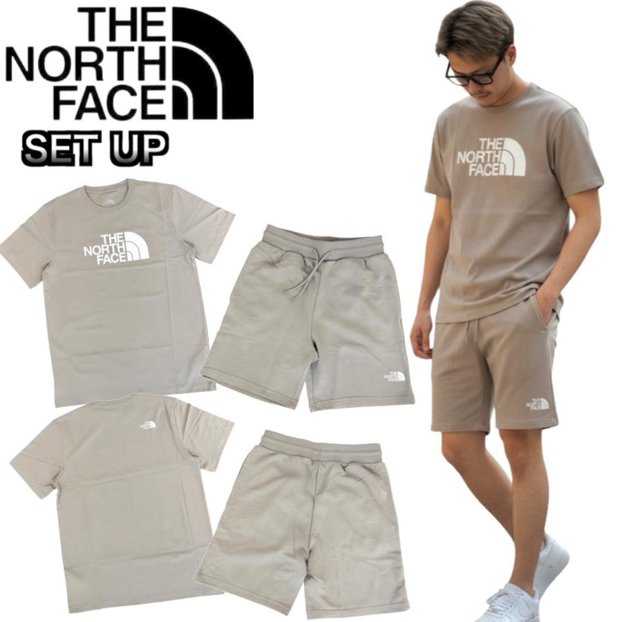 ザ ノースフェイス セットアップ  半袖 Tシャツ 2点セット NF0A8B6J/NF0A8GQB 上下 ボトムス ハーフドーム ロゴ ハーフパンツ プリントロゴ THE NORTH FACEの画像
