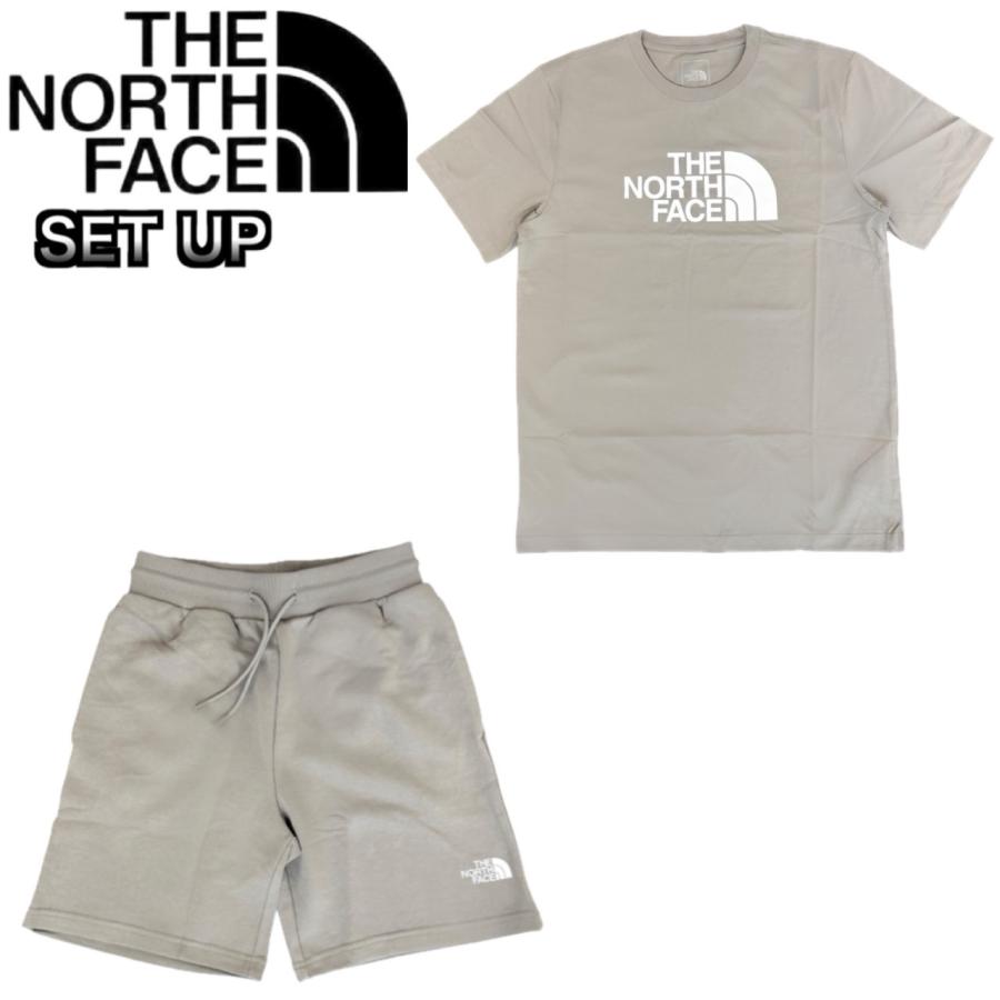 ザ ノースフェイス セットアップ  半袖 Tシャツ 2点セット NF0A8B6J/NF0A8GQB 上下 ボトムス ハーフドーム ロゴ ハーフパンツ プリントロゴ THE NORTH FACEの画像