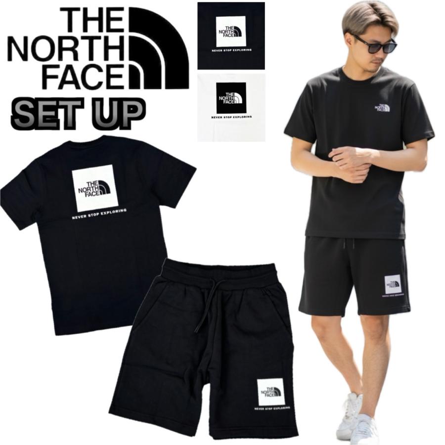 ザ ノースフェイス セットアップ Tシャツ ハーフパンツ 2点セット NF0A8B6K/NF0A8C1J 上下 ボトムス ボックスロゴ 裏起毛 THE NORTH FACE SET UP | THE NORTH FACE