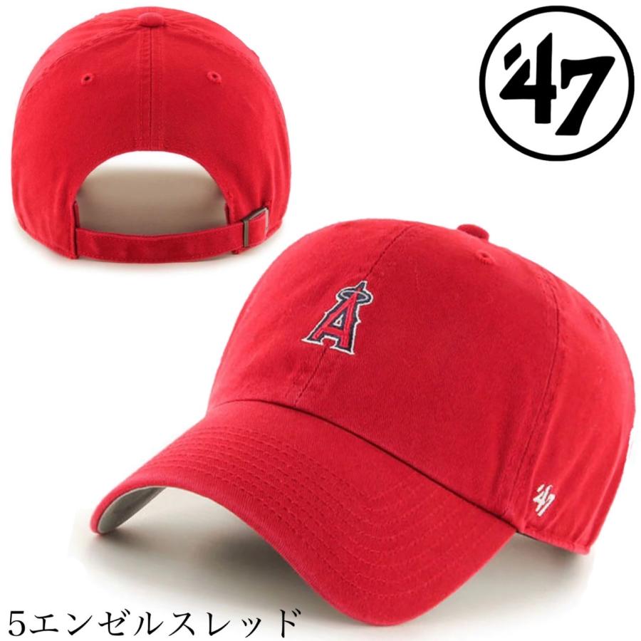 47 フォーティーセブン ブランド キャップ 帽子ミニロゴ LA ベースランナー MLB クリーンナップ 野球 ベースボールキャップ 柔らか 47BRAND BASERUNNER CLEAN UP｜staiwan｜19