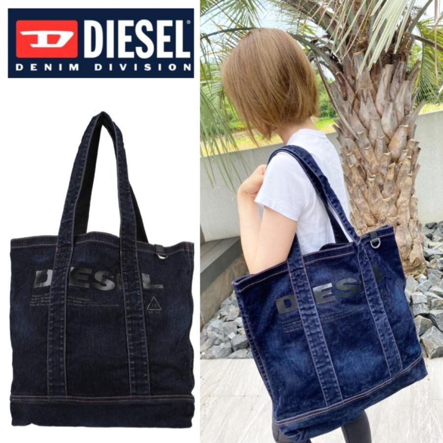 DIESEL デニム トートバッグ ショルダー-