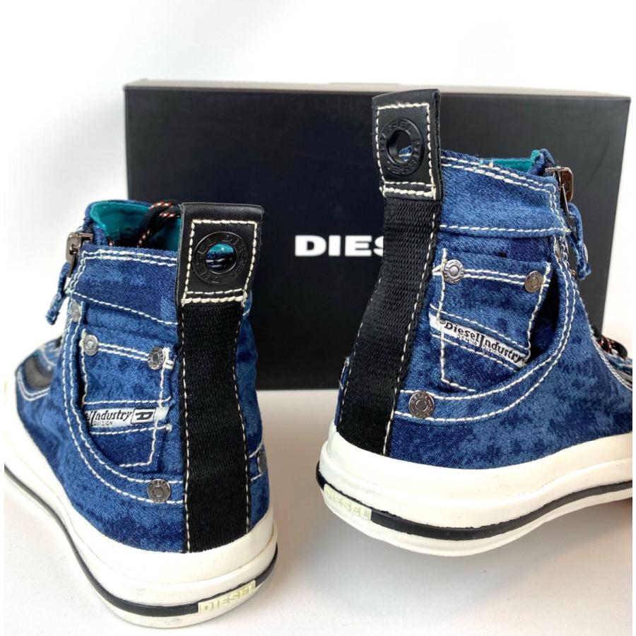 ディーゼル レディース ハイカット スニーカー シューズ ジップ 靴 ブルー デニム生地 Diesel Expo Zip W Expo Zip Sty1 通販 Yahoo ショッピング