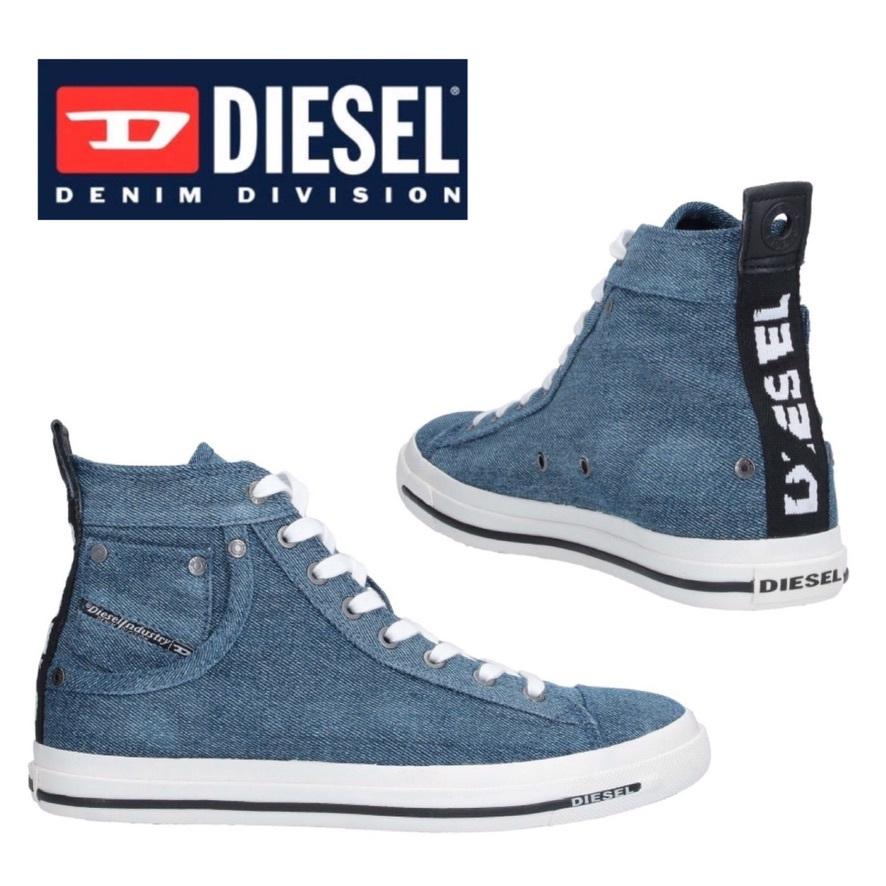 ディーゼル スニーカー シューズ エクスポージャー ハイカット メンズ インディゴ ブルー デニム生地 Diesel Exposure I Indigo Exposurei Sty1 通販 Yahoo ショッピング