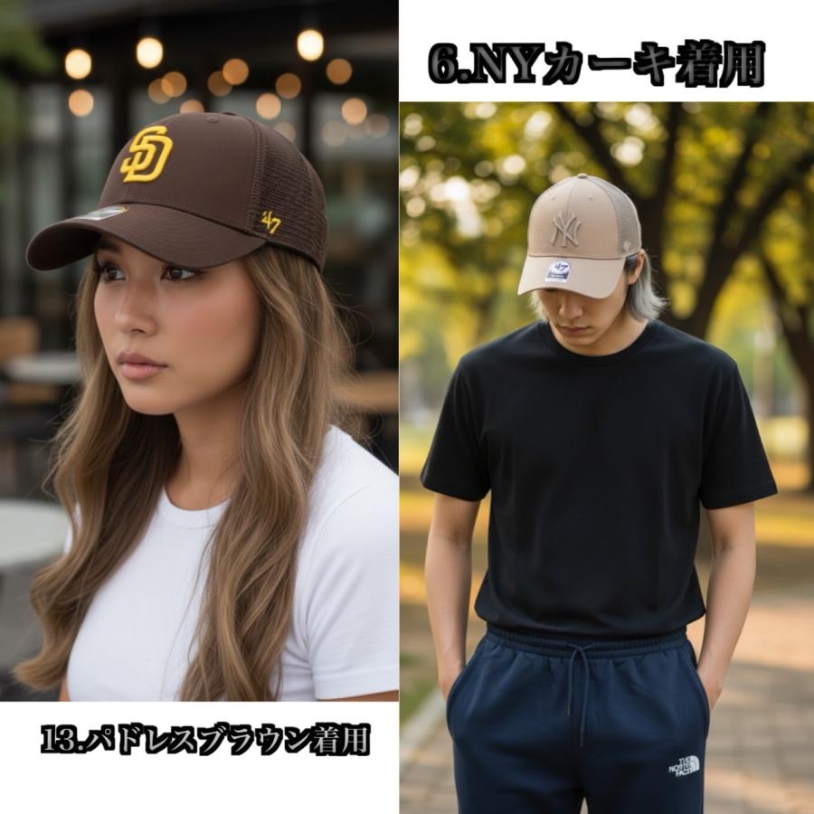 47（フォーティーセブン） ブランド キャップ メッシュ MVP 帽子 LA