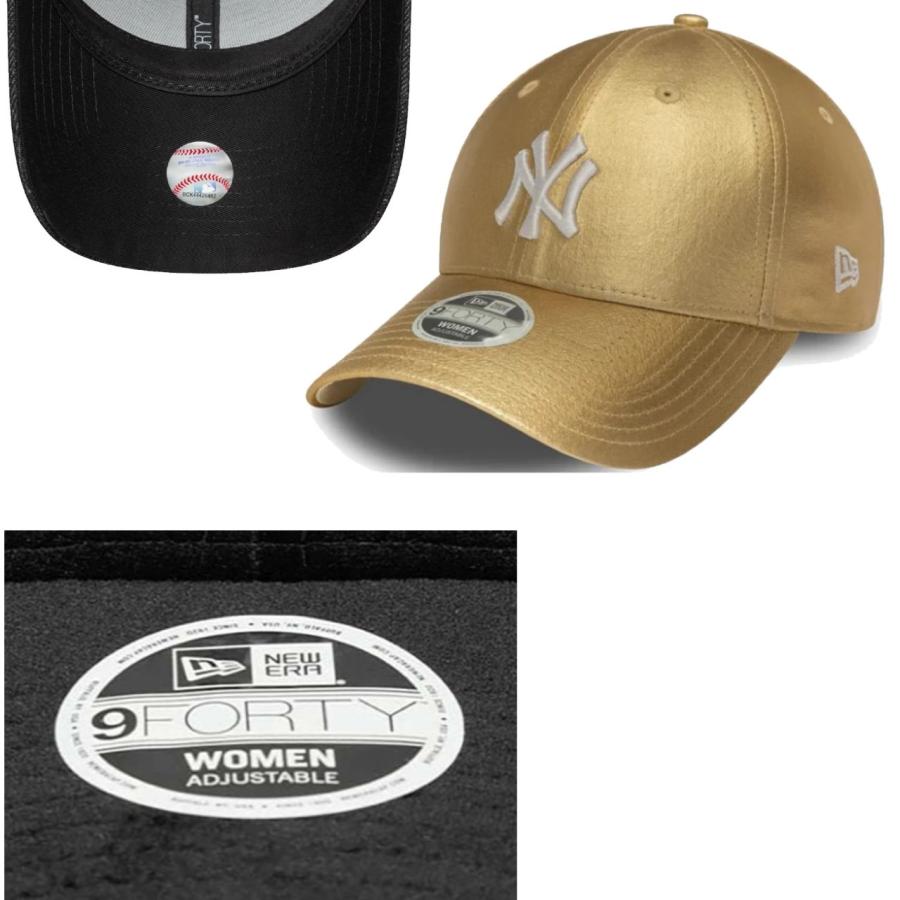 NEW ERA（ニューエラ） キャップ レディース サテン シルク レザー 940