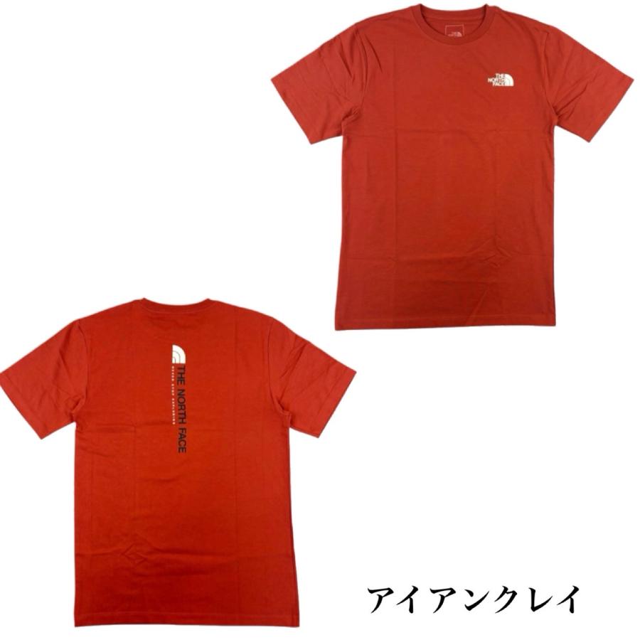 ザ ノースフェイス The North Face Tシャツ 半袖 バックロゴ NF0A8GV1/NF0A8EE7 バーチカル メンズ レディース M VERTICAL REGULAR SHORT SLEEVE TEE-GRAPの画像