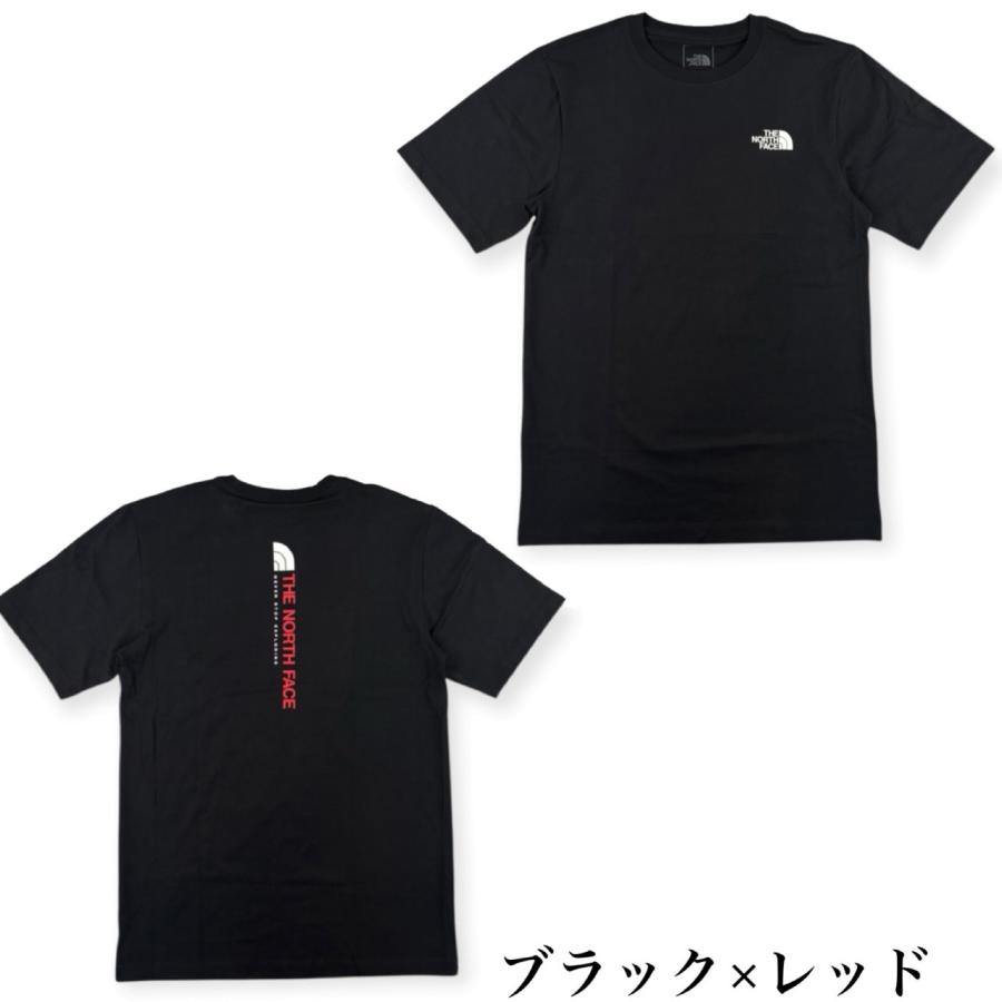 ザ ノースフェイス The North Face Tシャツ 半袖 バックロゴ NF0A8GV1/NF0A8EE7 バーチカル メンズ レディース M VERTICAL REGULAR SHORT SLEEVE TEE-GRAPの画像
