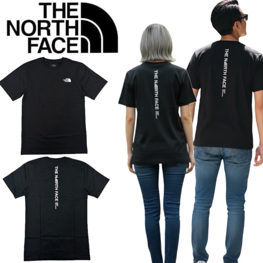 ザ ノースフェイス The North Face Tシャツ 半袖 バックロゴ NF0A8GV1/NF0A8EE7 バーチカル メンズ レディース M VERTICAL REGULAR SHORT SLEEVE TEE-GRAPの画像