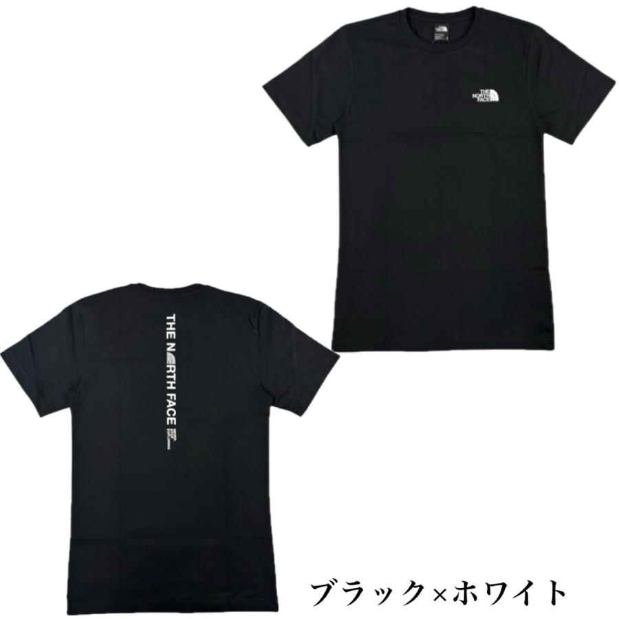 ザ ノースフェイス The North Face Tシャツ 半袖 バックロゴ NF0A8GV1/NF0A8EE7 バーチカル メンズ レディース M VERTICAL REGULAR SHORT SLEEVE TEE-GRAPの画像
