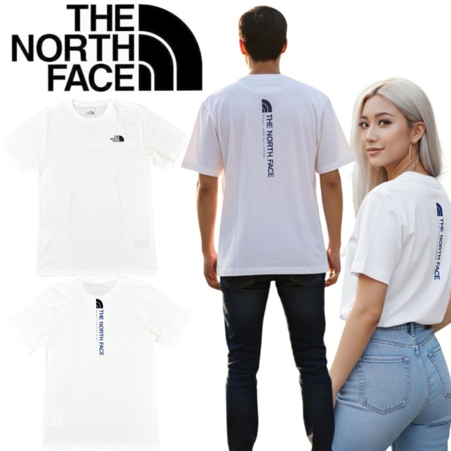 ザ ノースフェイス The North Face Tシャツ 半袖 バックロゴ NF0A8GV1/NF0A8EE7 バーチカル メンズ レディース M VERTICAL REGULAR SHORT SLEEVE TEE-GRAPの画像