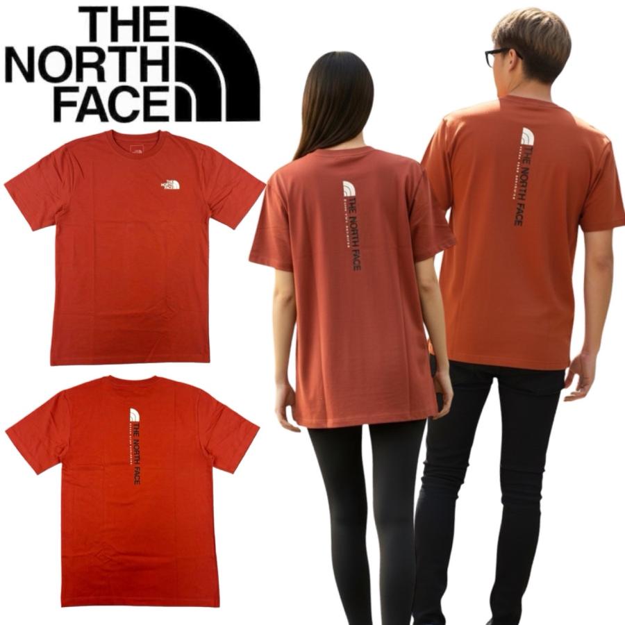 ザ ノースフェイス The North Face Tシャツ 半袖 バックロゴ NF0A8GV1/NF0A8EE7 バーチカル メンズ レディース M VERTICAL REGULAR SHORT SLEEVE TEE-GRAPの画像
