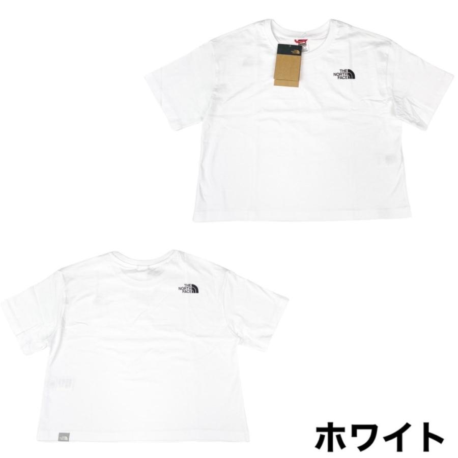 ザ ノースフェイス 半袖 Tシャツ クロップド丈 NF0A4SYC レディース シンプルドーム へそ丈 THE NORTH FACE W CROPPED SD TEE｜staiwan｜03