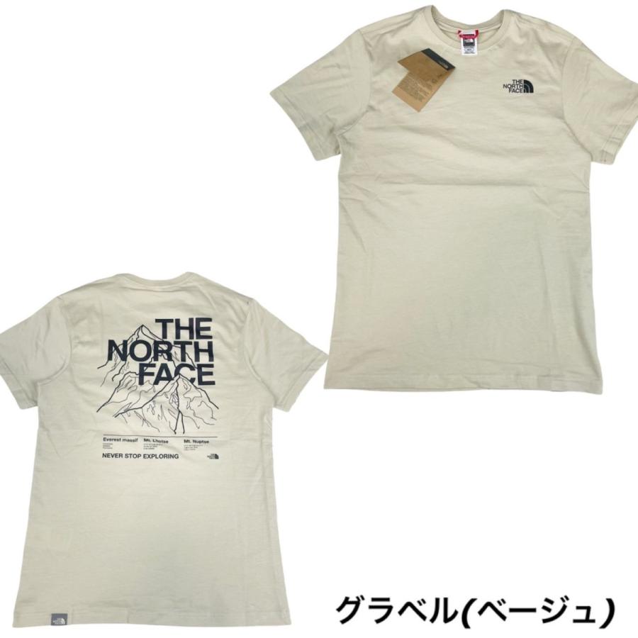 ザ ノースフェイス 半袖 Tシャツ NF0A7Z9K バックロゴ トップス メンズ レディース ロゴ THE NORTH FACE M SS MOUNTAIN OUTLINE TEE｜staiwan｜10