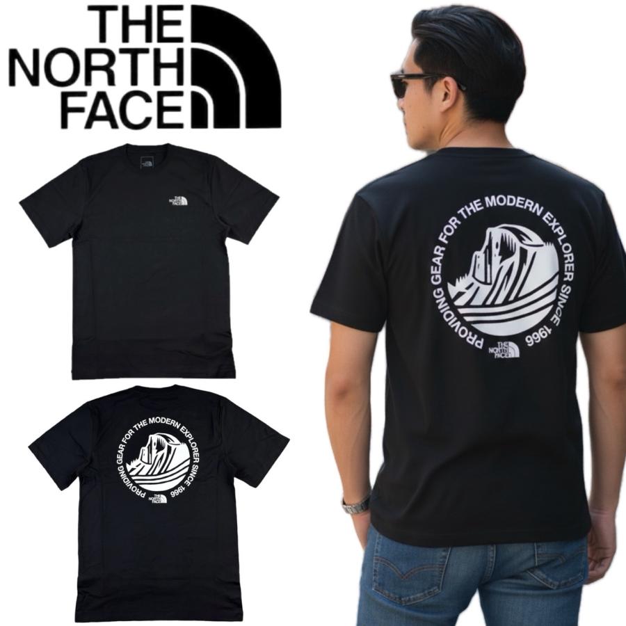 ザ ノースフェイス The North Face Tシャツ 半袖 バックロゴ NF0A8GA7 マウンテン グラフィック メンズ レディース M Men's Monte Regular Graphic T-Shirtの画像