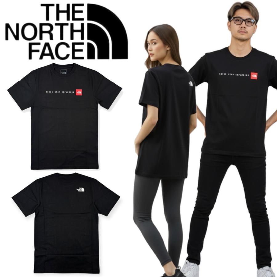 ザ ノースフェイス Tシャツ 半袖 NF0A8GUV カットソー ミニボックスロゴ 丸首 メンズ レディース THE NORTH FACE M NEVER STOP EXPLORING REGULAR SHORT SLEEVEの画像