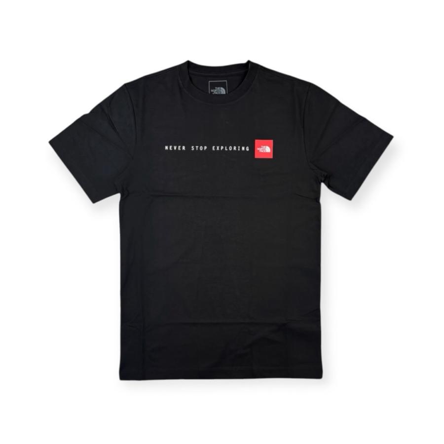 ザ ノースフェイス Tシャツ 半袖 NF0A8GUV カットソー ミニボックスロゴ 丸首 メンズ レディース THE NORTH FACE M NEVER STOP EXPLORING REGULAR SHORT SLEEVEの画像