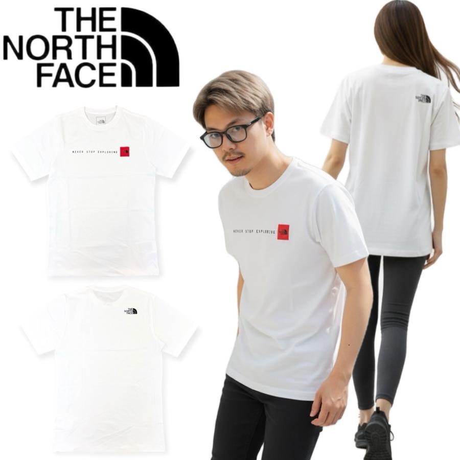ザ ノースフェイス Tシャツ 半袖 NF0A8GUV カットソー ミニボックスロゴ 丸首 メンズ レディース THE NORTH FACE M NEVER STOP EXPLORING REGULAR SHORT SLEEVEの画像