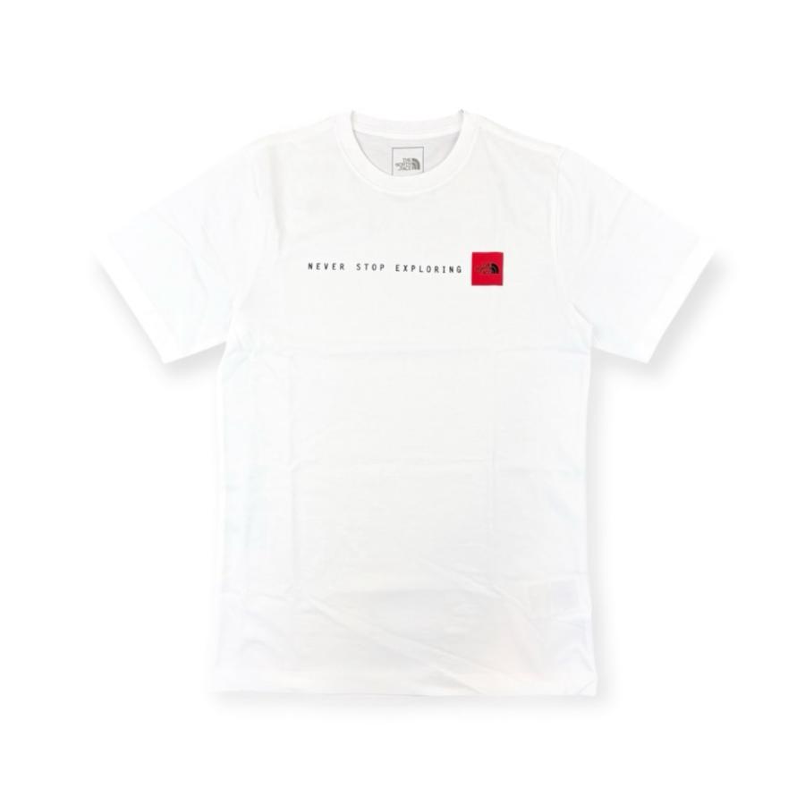 ザ ノースフェイス Tシャツ 半袖 NF0A8GUV カットソー ミニボックスロゴ 丸首 メンズ レディース THE NORTH FACE M NEVER STOP EXPLORING REGULAR SHORT SLEEVEの画像