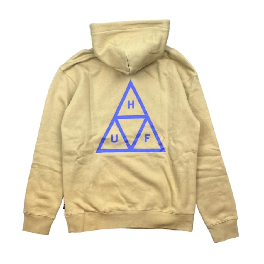 HUF 三角形グラフィック パーカー ホワイト HUF（ハフ） パーカー スウェット 裏起毛 PF00491/PF00572 三角ロゴ