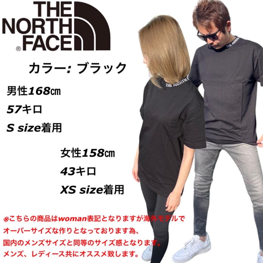 ザ ノースフェイス The North Face Tシャツ 半袖 首元ロゴ レディース NF0A491Q タートルネック THE NORTH FACE W ZUMU TEE｜staiwan｜05