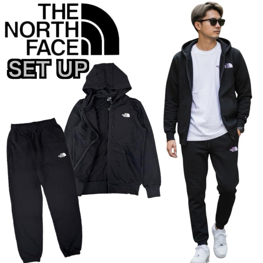 ノースフェイス　ジップパーカー　パーカー　セットアップ　ブラック　上下 THE NORTH FACE（ザ ノースフェイス） ザ ノースフェイス セットアップ