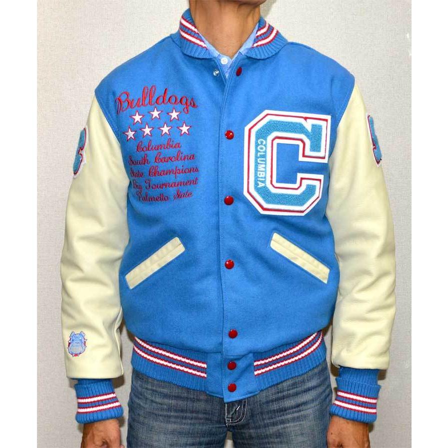 22 COLUMBIA コロンビア DeLONG AWARD JACKET アワードジャケット スタジャン ドットコム Yahoo!店 通販