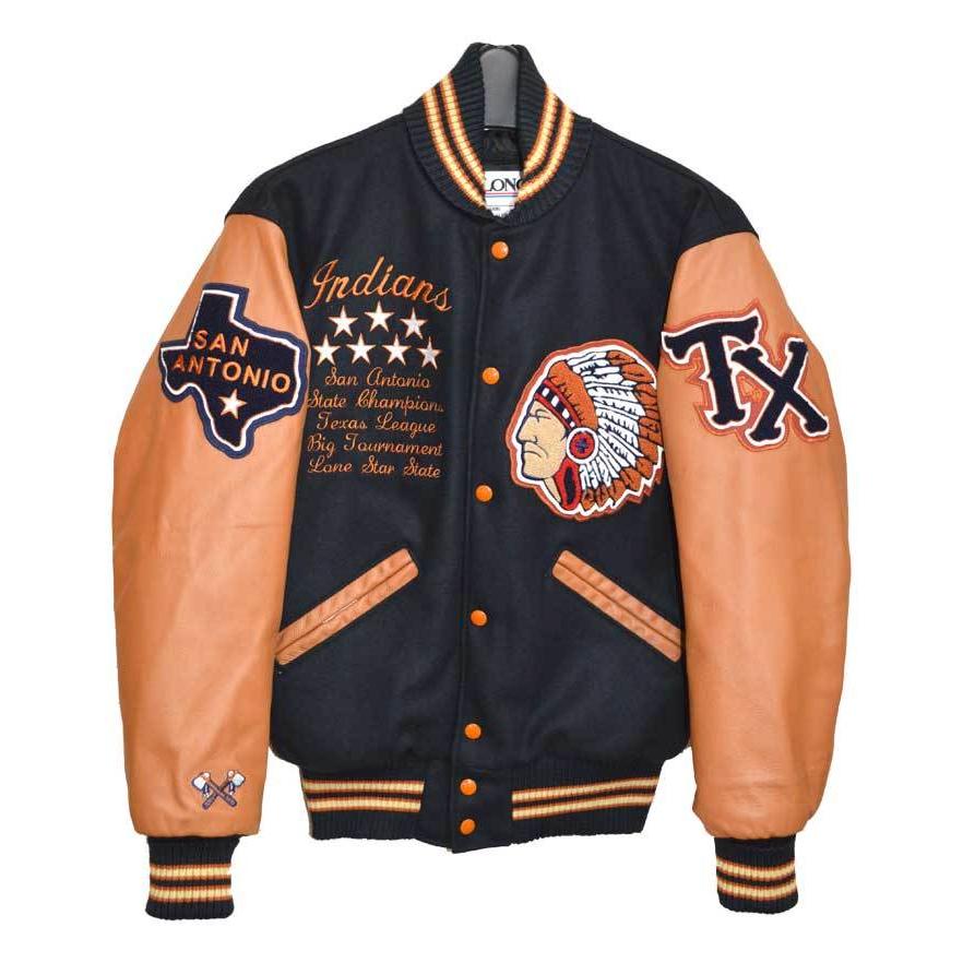 DeLong 22 INDIANS DeLONG AWARD JACKET アワードジャケット DeLong 22 INDIANS DeLONG AWARD JACKET アワードジャケット