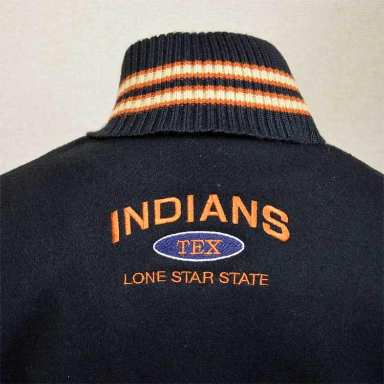 DeLong 22 INDIANS DeLONG AWARD JACKET アワードジャケット DeLong 22 INDIANS DeLONG AWARD JACKET アワードジャケット