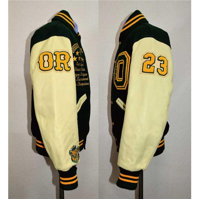 23OREGON オレゴン DeLONG AWARD JACKET アワードジャケット スタジャン ドットコム Yahoo!店 通販