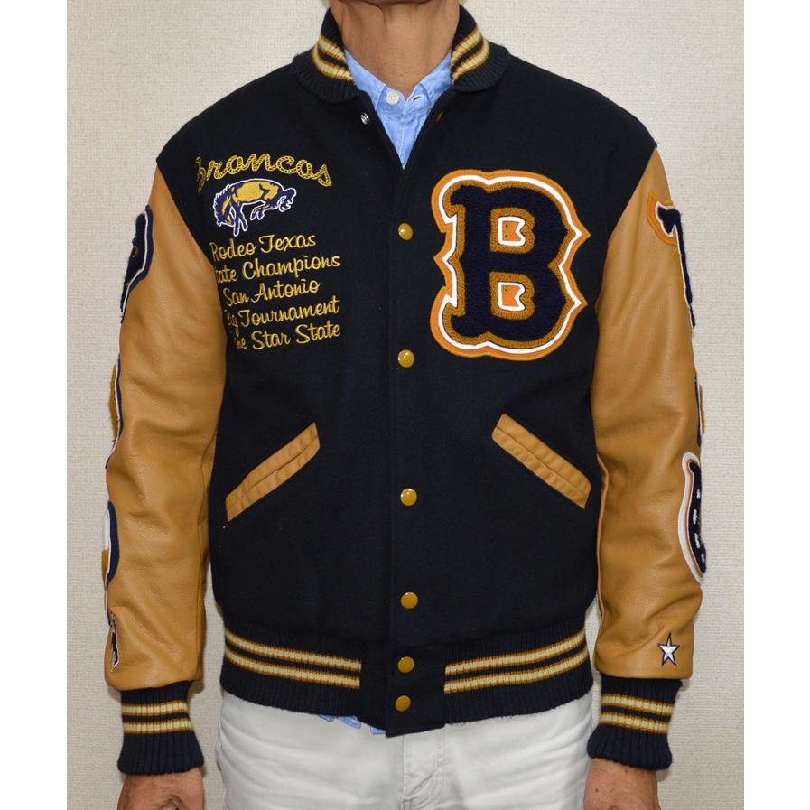 DeLong 24BRONCOS ブロンコス DeLONG AWARD JACKET アワード DeLong 24BRONCOS ブロンコス DeLONG AWARD JACKET アワード